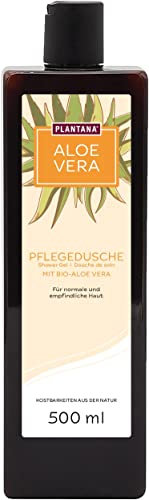 PLANTANA® Duschgel mit Bio-Aloe Vera 500 ml | reinigt sanft | schützt die Haut | spendet Feuchtigkeit | dermatologisch getestet | vegan | Fair Trade | aus biologischem Ursprung und Anbau