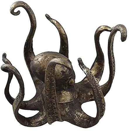 Frdun Octopus Cup Holder Table Decor,Octopus Coffee Cup Holder, Not Easily Deformed Long Lasting Sculpture Ornament Vase Jewelry Necklace Holder