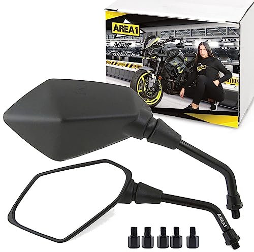 Rückspiegel Spiegel Set kompatibel mit Aprilia SMV 750 Dorsoduro SMV 1200, Dorsoduro 900 (V5)
