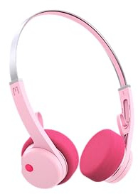 Mondo Freestyle Casque Audio on-Ear, Bluetooth 5.3, ENC, Haut-Parleur 36mm, Style rétro des années 80, Rose