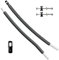 Baunsal® Trampolin Netzstange 1 x Ø 28 x 1,2 mm x 214 cm (FGIS) Trampolin Stangen Ersatz Trampolin Ersatzteile Stangen Trampolin Ersatzteil für Trampolin Netzpfosten Trampolin Netzstange