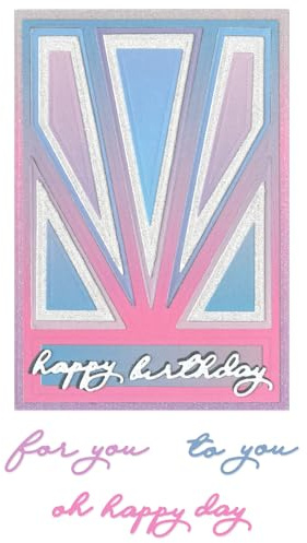 Sizzix® Thinlits® Stanzenset, 20er-Pckg — Cosmopolitan, Refined Rays von Stacey Park