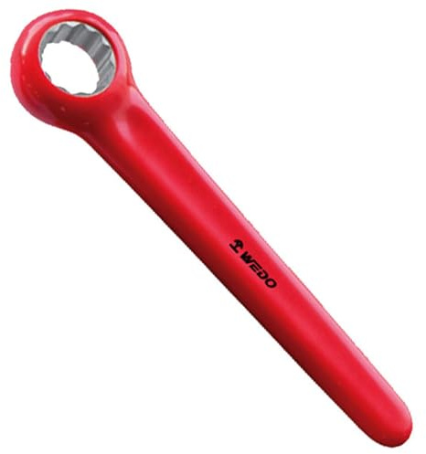 WEDO Isolierter Ringschlüssel, 14 mm Einendschlüssel, Elektriker-Sicherheitsschlüssel, Einzelkopfschlüssel, Handwerkzeug, Ringschlüssel