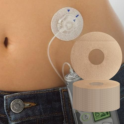 parches bomba insulina 20pcs Tejido elástico marrón y transpirable las actividades diarias y la natación y fitness. Para Medtronic guardian y la mayoría de las bombas de insulina.
