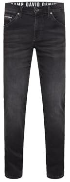 Camp David Herren Jeans DA:VD Regular Fit Blue Black Used Jogg 36 32