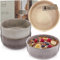 Sänger Kairo | Steingut Schüssel Set 4 teilig, Müslischalen für 4 Personen, kratz- mikrowellen- spülmaschinenfest, Kleine Schüsseln Tiefe Teller mehrfarbig, mixed Schalen 800 ml VALUE COLLECTION