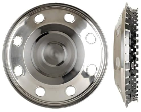 Radzierblende (gewölbt) 15 Zoll aus Edelstahl - universell passend