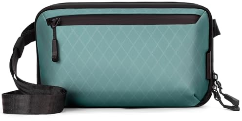 SIMTOP Borsa per cellulare da donna,In nylon,Piccola Borsa a Tracolla Con Portafoglio,Per Carte di Credito,Alla moda,Mini Borsa a Tracolla Con Tracolla Lunga,Per Viaggi,Vita Quotidiana, Blu