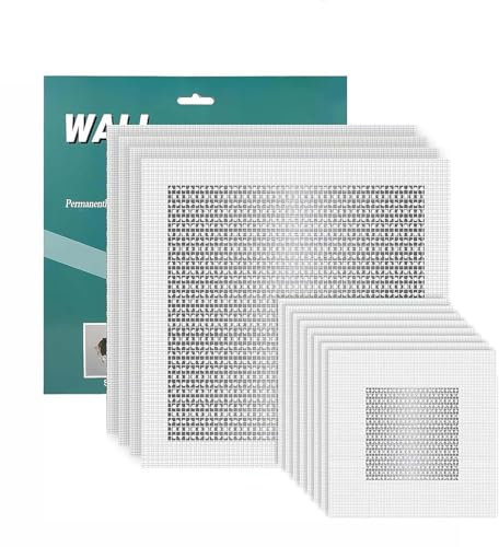 14-Piece Wall Repair Kit: Self-Adhesive Aluminum Mesh Patches for Drywall, Plasterboard, Ceiling Holes – Easy Fix for Walls & Ceilings