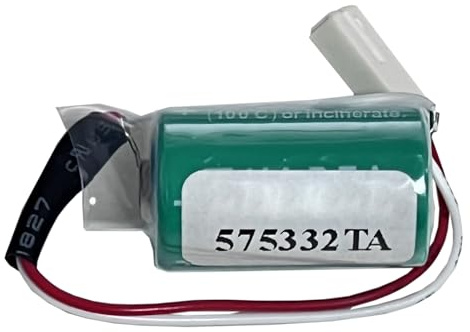 HIGHAKKU Ersatzakku Lithium 3V Batterie CR1/2AA mit AMP-BUCHSE-928205-2P kompatibel Siemens 575332TA with White Plug