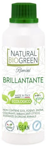 Naturalbiogreen Abrillantador para lavavajillas ecológico, 250 ml