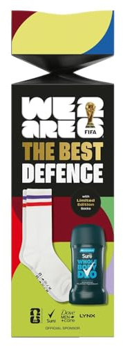 Best Defence Gift Set for Him with Ocean Rush Whole Body Deodorant Stick and Limited Edition Retro Sports Socks Men's Grooming Kit Ideal for Freshness Comfort and Gifting