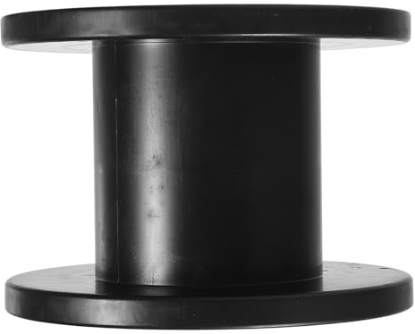DIYEAH Avvolgicavo Plastica Portatile Nero Bobina per Prolunga e Cavo Elettrico Organizzatore e Contenitore per Filo Versatile e Leggero Uso Esterno e Stoccaggio Efficiente