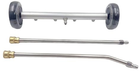 Homeponnew Kit de nettoyeur haute pression pour châssis de voiture 1/4, 4 ports 2 en 1, nettoyeur de sol pour nettoyeur haute pression, 4000 psi, 2,5 GPM, pour voitures et camions