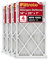 Filtrete Filtro de aire de 14 x 25 x 1, MPR 1000, MERV 11, filtros de aire plisados de 1 pulgada, defensa contra alérgenos de 3 meses, 4 filtros