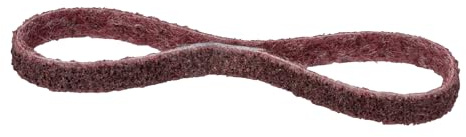 Klingpsor 258668 - NBF 800 Vliesband für die Oberflächenveredelung, kastanienbraun, 13X610 - Körnung: mittel