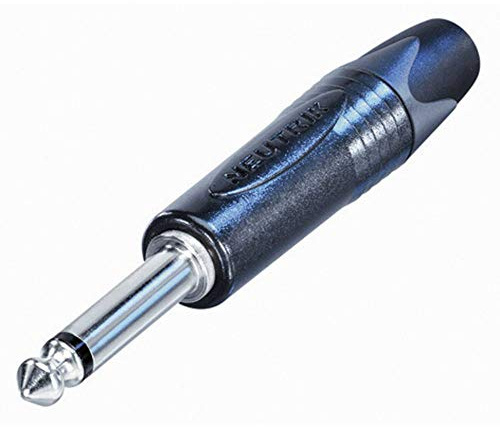 Neutrik Klinke 6,35 mm männlich, gerade, NP2X-BAG-CON Anzahl der Pole (Num): 2 Mono schwarz, 1 Stück