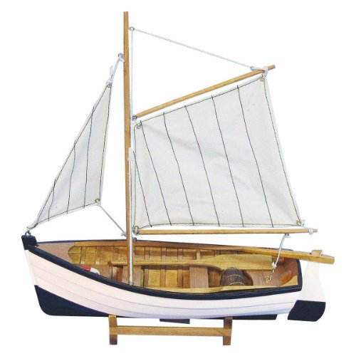 Sea-Club Fischerboot Maritime Deko Holz 32x33cm