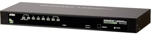 Aten 8 Port USB/PS2 KVM, Combo Console, 2048 x 1536, 2 Levels, CS1308-AT-G (Console, 2048 x 1536, 2 Level Cascade, Broadcast, Multiplatform)