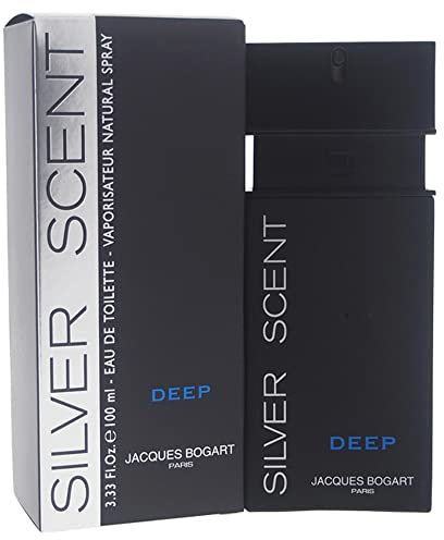 Jacques Bogart Silver Scent Deep Eau de Toilette Zerstäuber für Männer, 100 ml