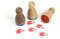 Stemplino® Ministempel - Motiv: Igel - 12mm Durchmesser - Holzstempel Kinder Bullet Journal Stempel Mit Igel Motiv