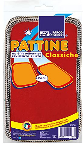 PARODI & PARODI - Patines pour Maison Classiques, Patines pour invités en Feutre Doux, sous-Chaussures idéales pour Un Sol Propre, Confortable et Pratique, Lavable, Taille Unique, Couleurs Assorties