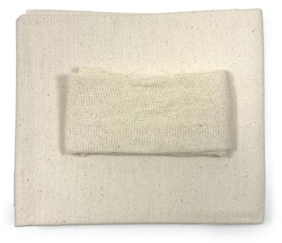 Regency Wraps Pastry Cloth & Rolling Set for Dough, 100% Cotton, Extra Large Cloth with 15 Rolling Pin Cover, 20 x 24, Natural