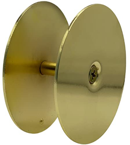 NuSet Door Hole Cover Plate, Brass