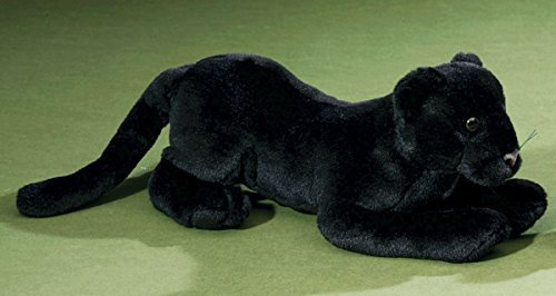 Förster Stofftiere 7420 großer Panther 35 cm lang Raubkatze