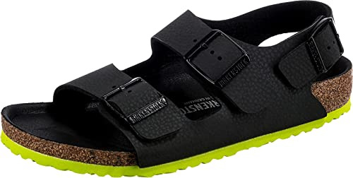 Classic Arizona FL 52533 Unisex-Erwachsene Ledersandalen, Schwarz Soft Footbed Black, 42 EU, Schwarz, 41 EU