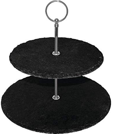 Olympia GF990 Schiefer Etagere, 2 Etagen