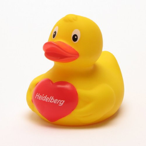 DUCKSHOP I Badeente Heidelberg I Quietscheente I L: 7,5 cm