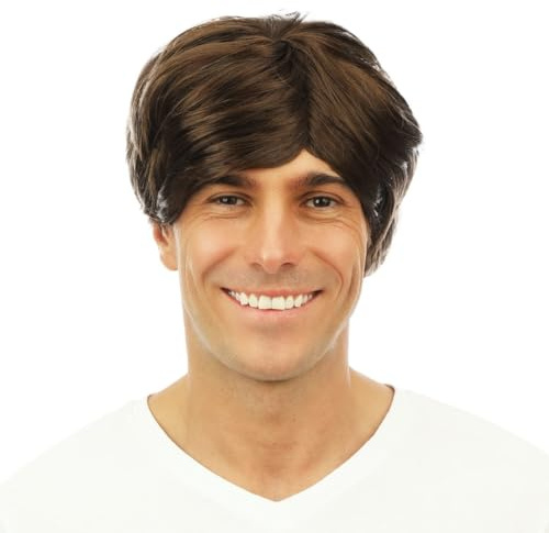 P 'tit Clown Nick - Herren Perücke kurz - blond