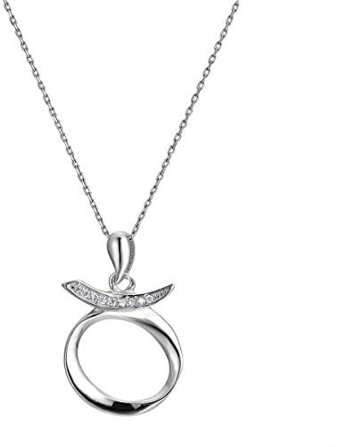 VIKI LYNN Damen - 925 Sterling-Silber Silber Oxyde de Zirconium