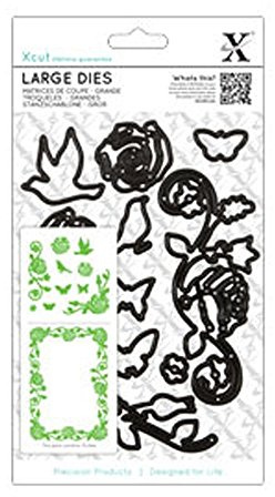 docrafts Large Dies-Rose Flourishes (10 Pieces), L