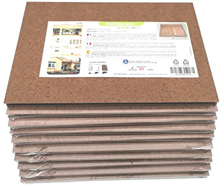NUISIPRO 10 confezioni = 20 piastre in legno di glu, anti topi e topi