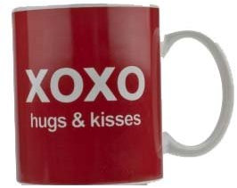 SAUTE STYLES Happy Valentines Day Mugs | Hearts Cup | Rose Mugs | Wedding Cup | Ruby Red Mugs | Valentines Day XOXO Balloons | Hugs & Kisses Mugs | I Love You Ceramic Cups