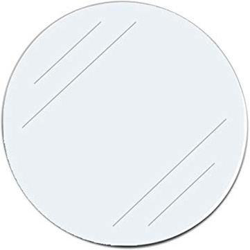 KLEBESHOP24 Klebeetiketten selbstklebend transparent, Ø 15 mm, 100 Stück | einseitige Klebepunkte, Verschlusspunkte