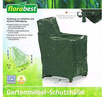 Florabest® Gartenmöbel Schutzhülle, Reißfest, wasserabweisend und UV-beständig - für Hohlehner