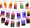KINGCOO Clips Photo Guirlande Lumineuse LED, Batteries limenté 20 LED Pince Guirlande Lumineuse Affichage de Photos pour Accrocher des Photos Noël Intérieur Décoration(Multicolore)