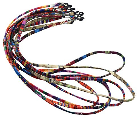 D DOLITY set De 5pcs Chaîne Cordon Lunettes de Soleil Chaîne Porte-lunettes Bracelet à Perles Décoratives