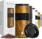 Elemental Artisan Insulated Tumbler - Triple Wall Coffee Travel Tumbler, Reusable Stainless Steel Coffee Tumbler with Ceramic Lid - Thermal Coffee Cup - Hot (6 Hrs) & Cold (18 Hrs) -Teak Wood- 470 ml