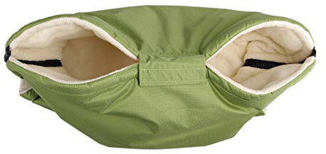 Kaarsgaren Handwärmer für Kinderwagen Grün, warmer Handmuff mit Bio-Baumwolle Innenfutter, Universalgröße für Buggy, Jogger, Radanhänger (Grün)