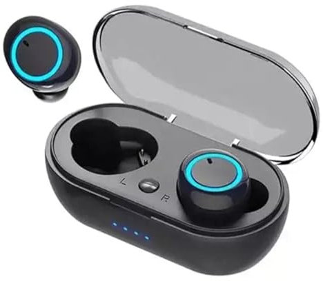 Sport Wireless V5.0 - TWS-02 - Auriculares para JBL auriculares inalámbricos Bluetooth 5.0 Impermeable Super bajo, Cancelación de ruido IPX-3 Mini auriculares inalámbricos
