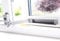 BeeGo® Window Restrictors, Child & Pet Safety Locks, Self-Adhesive, No Tools, Fits UPVC & Most Windows, Restricts Window Opening, Grey, 1 Pc
