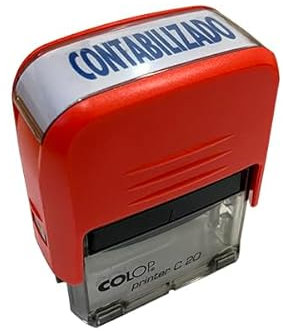 Sellos y Tampones marca COLOP modelo SELLO COMERCIAL COLOP CONTABILIZ.AZUL