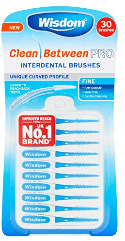 Wisdom Clean Between Pro Interdentalbürsten, fein, 30 Stück