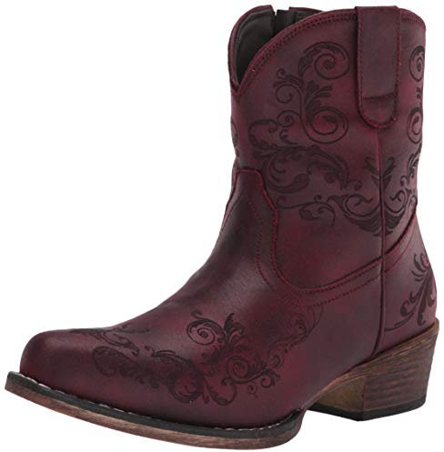 ROPER - Stivaletti corti da donna, alla moda, con punta tagliata, 09-021-1567-1212 Re, rosso (Sandali Adventure Seeker, punta chiusa - T - Bambini), 37.5 EU