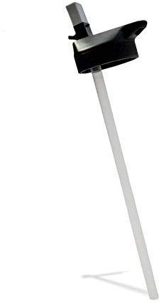 NAVIVVA SPLENDID Replacement Straw Lid, Easy Fit, Durable and Strong (Black-Grey)