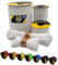 EdcX Paracord 4 mm, 35+ Volltonfarben (10 m, 15 m, 30 m, 50 m, 100 m, 300 m) | Ideal zum Basteln, Camping, Outdoor | 100% Nylonseil 4 mm| Taktische Schnur 550 Typ III (White, 100 m)